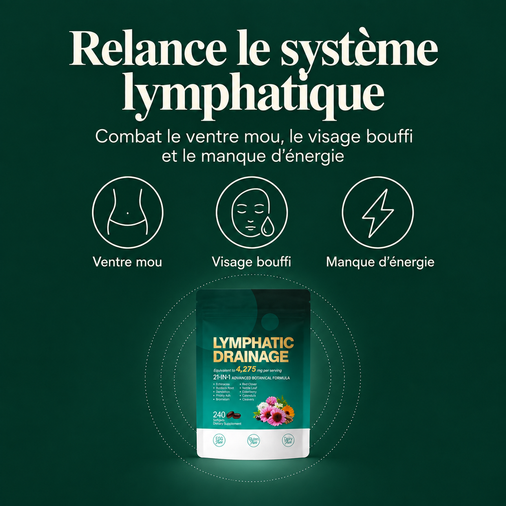 Gélules drainage lymphatique